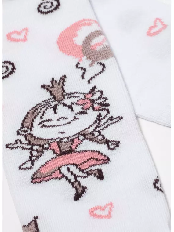 Колготки детские (рисунок) kids 3280 брестские 1001 белый, 14С3280, 92-98 (14), БРЕСТСКИЕ,  - 4