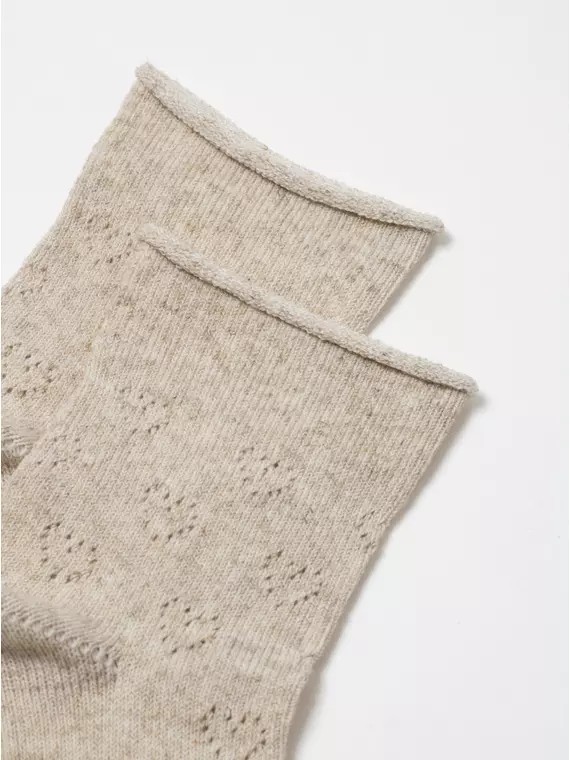 Носки женские (лен) classic 542 бежевый, 23С-5СП, 38-39 (25), CONTE ELEGANT,  - 6