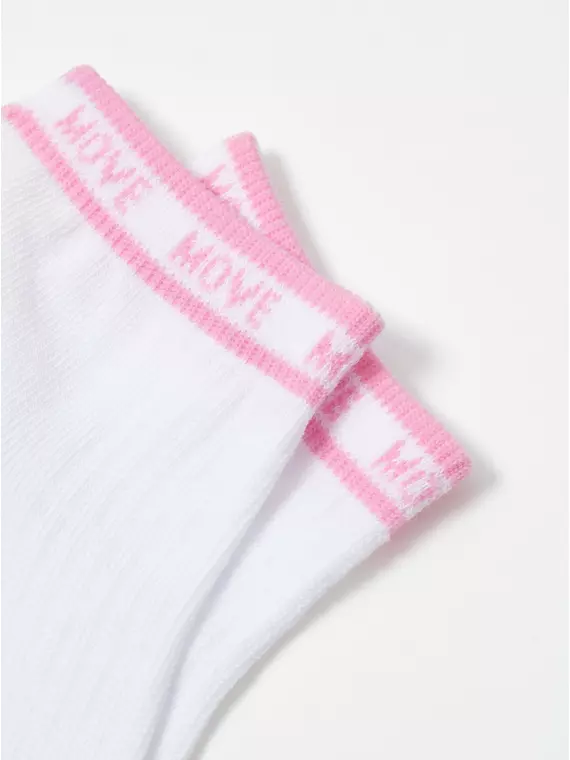 Носки детские (короткие) active 580 белый-розовый, 13С-34СП, 18, CONTE-KIDS,  - 5