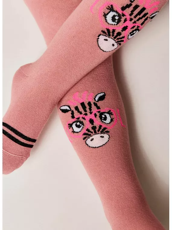 Колготки детские (рисунок) kids 3280 брестские 1004 т.персик, 14С3280, 92-98 (14), БРЕСТСКИЕ,  - 4