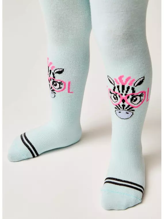 Колготки детские (рисунок) kids 3280 брестские 1004 св.лазурный, 14С3280, 104-110 (16), БРЕСТСКИЕ,  - 4