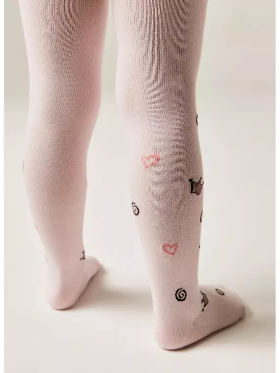 Колготки детские (рисунок) kids 3280 брестские 1001 светло-розовый, 14С3280, 104-110 (16), БРЕСТСКИЕ,  - 3