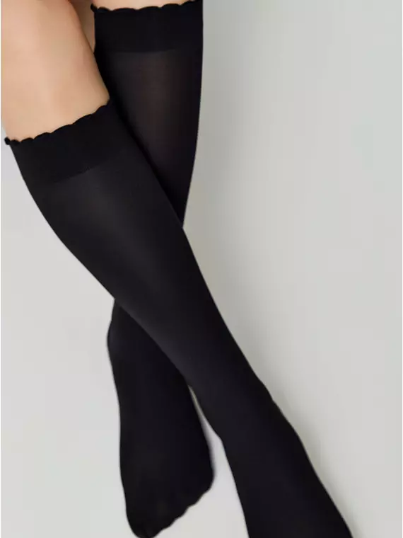 Матовые детские гольфы из микрофибры princess nero, 22С-5СП, 20, CONTE ELEGANT,  - 2