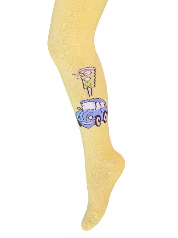 Колготки детские с рисунком baby 3280 брестские 451 желтый, 14С3280, 74-80 (12), БРЕСТСКИЕ,  - 1