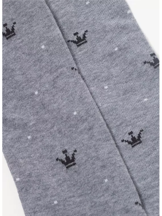 Колготки детские (рисунок) school 3280 брестские 1009 серый меланж, 14С3280, 128-134 (20), БРЕСТСКИЕ,  - 5