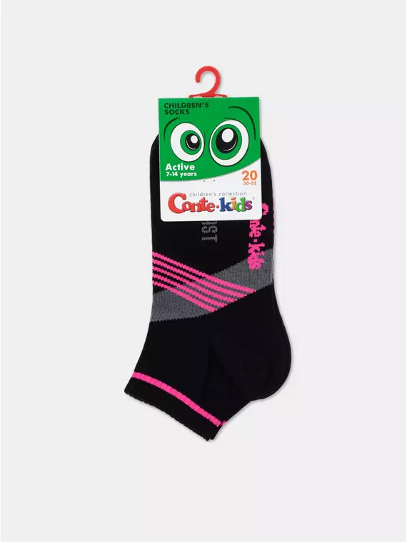 Носки детские (короткие) active 956 черный, 13С-34СП, 24, CONTE-KIDS,  - 6