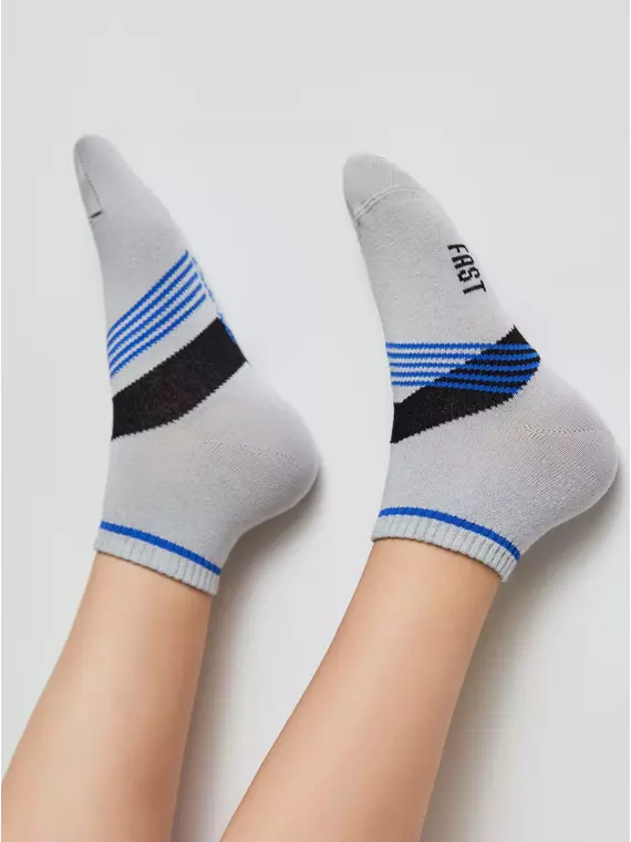 Носки детские (короткие) active 956 светло-серый, 13С-34СП, 20, CONTE-KIDS,  - 4