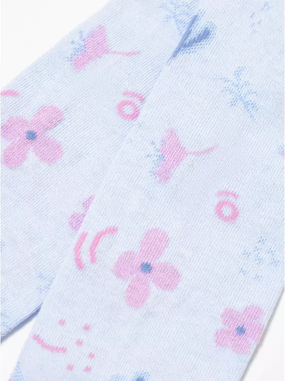 Колготки детские хлопковые tip-top 675 голубой, 4С-03СП, 92-98 (14), CONTE-KIDS,  - 4