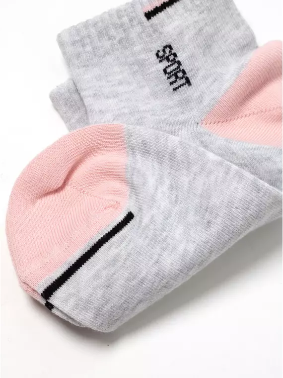 Носки детские (короткие) active 957 светло-серый, 13С-34СП, 24, CONTE-KIDS,  - 8