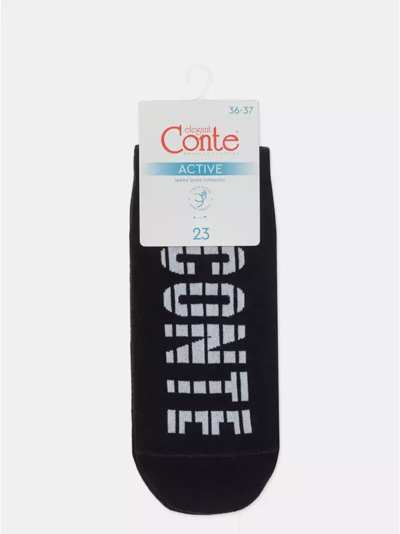 Носки женские короткие active 574 черный, 23С-111СП, 36-37 (23), CONTE ELEGANT,  - 9