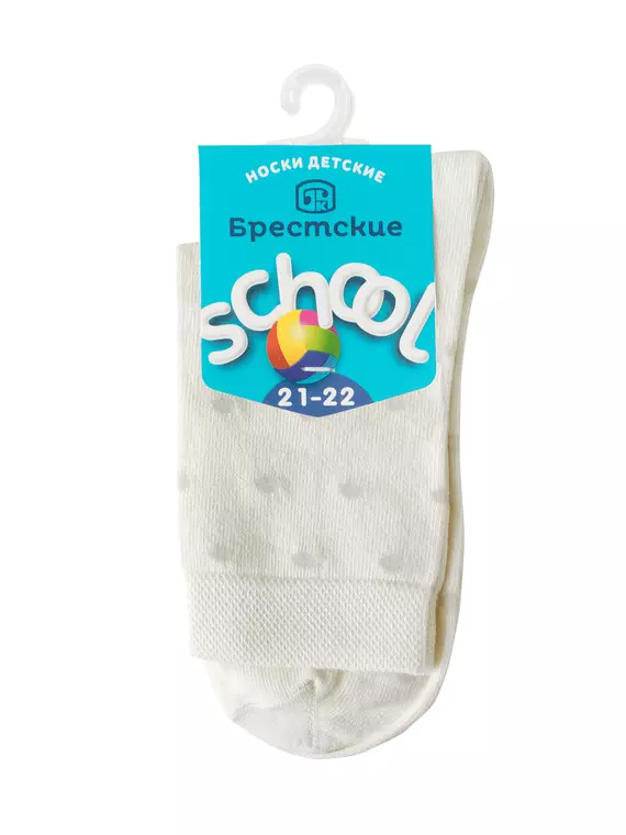 Носки детские с рисунком school 3081 брестские 048 ш.белый, 14С3081, 23-24, БРЕСТСКИЕ,  - 2