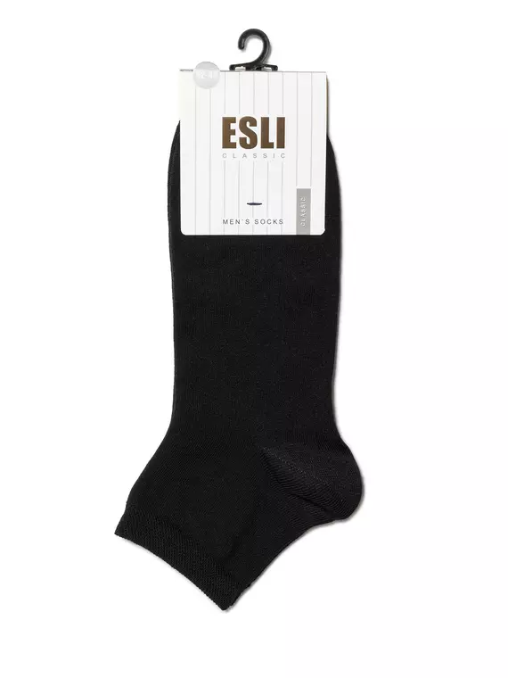 Носки мужские esli classic (короткие) 000 черный, 14С-120СПЕ, 43-45 (27-29), ESLI,  - 2