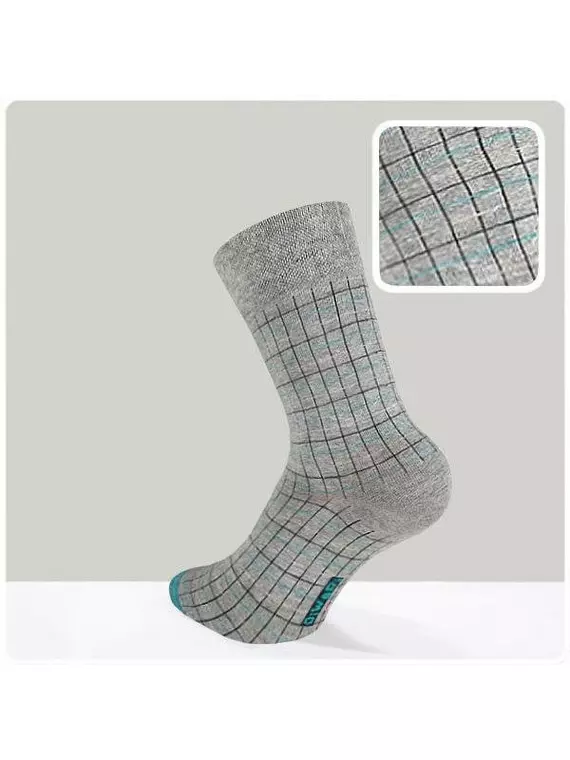 Носки мужские diwari happy 036 серый-бирюза, 15С-23СП, 44-45 (29), DIWARI,  - 2