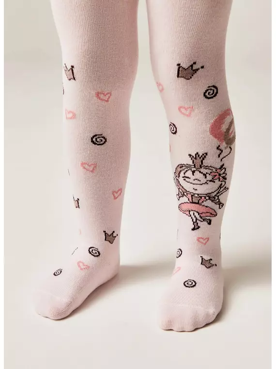 Колготки детские (рисунок) kids 3280 брестские 1001 светло-розовый, 14С3280, 104-110 (16), БРЕСТСКИЕ,  - 2