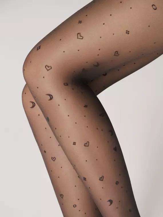 Колготки c рисунками conte moon grafit, 23С-67СП, 2, CONTE ELEGANT,  - 2