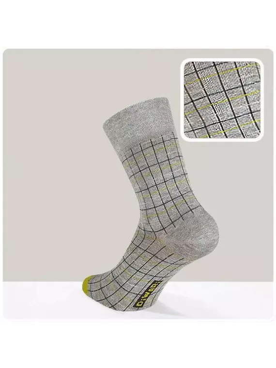 Носки мужские diwari happy 036 серый-салатовый, 15С-23СП, 40-41 (25), DIWARI,  - 1