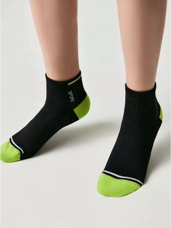 Носки детские (короткие) active 957 черный, 13С-34СП, 20, CONTE-KIDS,  - 2