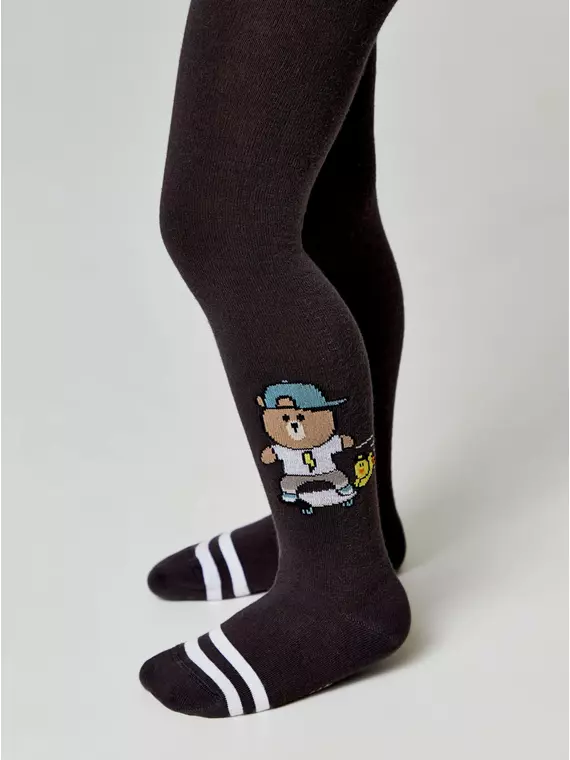 Колготки детские tip-top 4с-03сп 674 темно-коричневый, 4С-03СП, 92-98 (14), CONTE-KIDS,  - 2