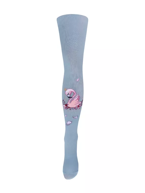 Колготки детские (рисунок) school 3280 брестские 1008 серо-голубой, 14С3280, 116-122 (18), БРЕСТСКИЕ,  - 3