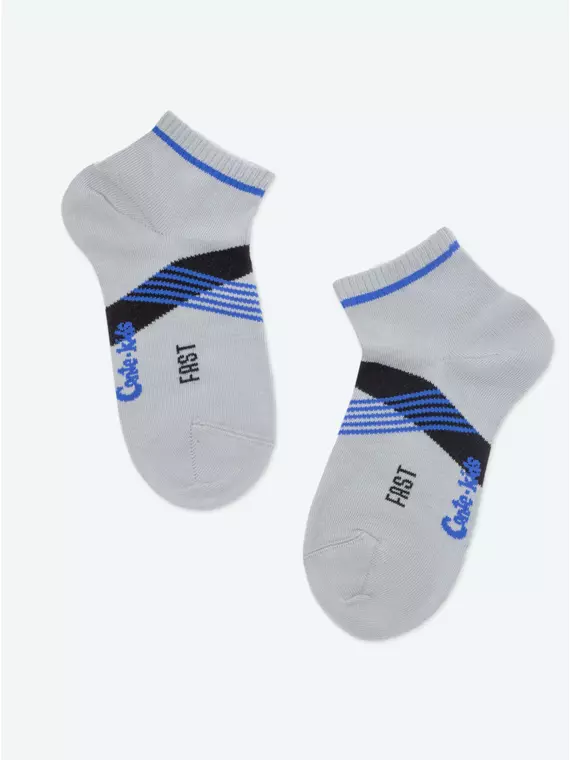 Носки детские (короткие) active 956 светло-серый, 13С-34СП, 20, CONTE-KIDS,  - 5