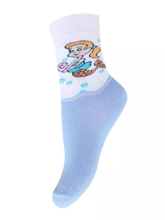 Носки детские с рисунком kids 3081 брестские 042 голубой, 14С3081, 13-14, БРЕСТСКИЕ,  - 1