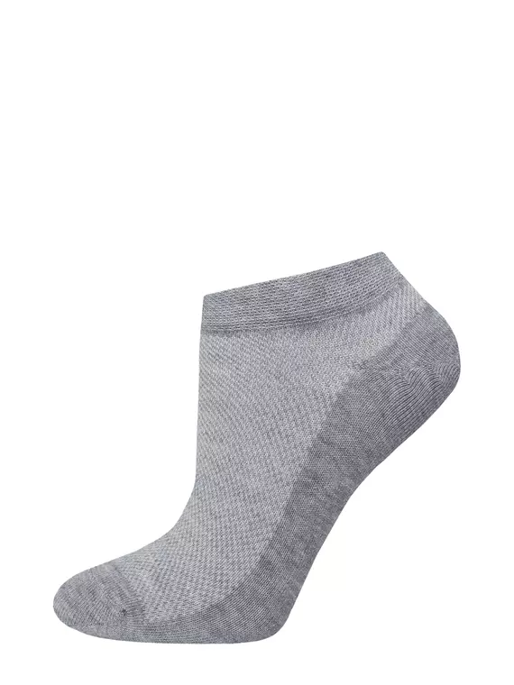 Носки детские (укороченные) school 3023 брестские 801 серый меланж, 20С3023, 23-24, БРЕСТСКИЕ,  - 1