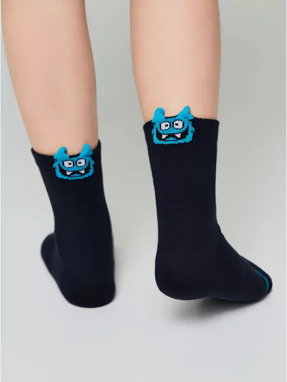 Носки детские (с пикотом) tip-top 973 темно-синий, 23С-110СП, 16, CONTE-KIDS,  - 3