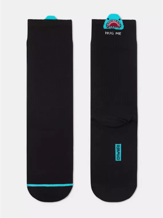 Носки мужские (удлиненные) diwari active 978 черный, 23С-141СП, 40-41 (25), DIWARI,  - 1