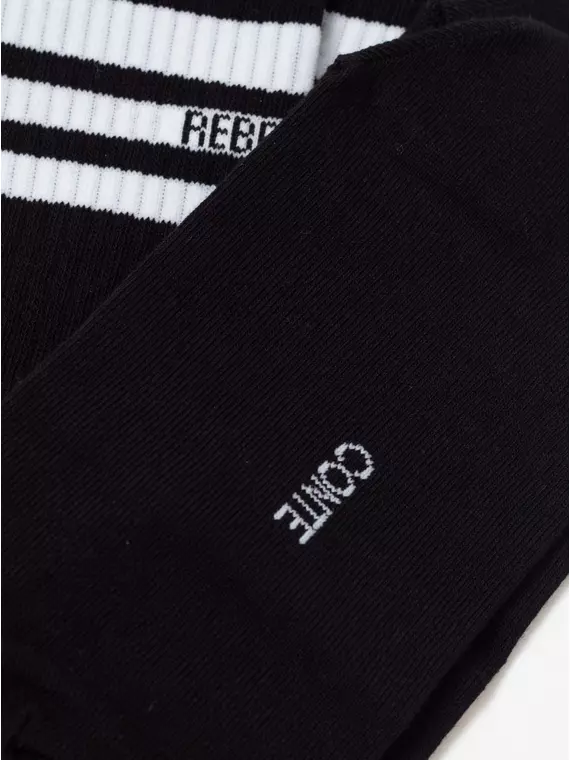 Хлопковые женские гольфы classic 009 черный, 23С-155СП, 36-39 (23-25), CONTE ELEGANT,  - 4