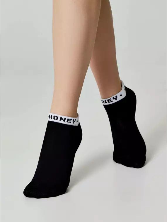 Носки женские (короткие) esli basic 595 черный, 20С-39СПЕ, 36-39 (23-25), ESLI,  - 2