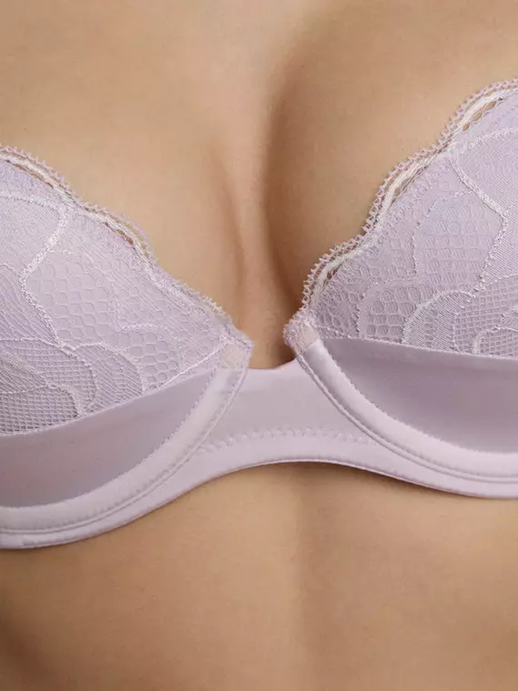 Бюстгальтер женский push-up на каркасах fleur de lis tb1142 лаванда, 23С-0006КСП, 75A, CONTE ELEGANT,  - 3