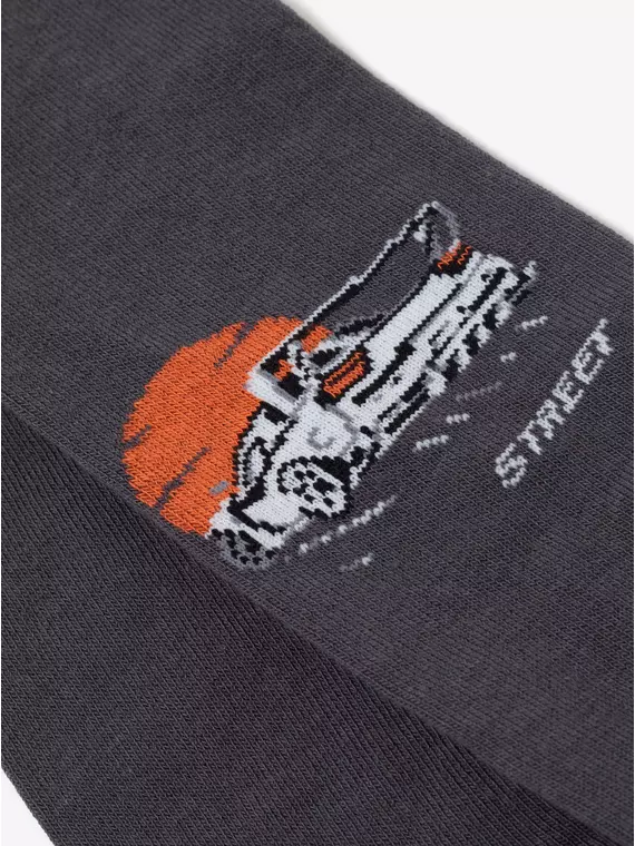 Колготки детские tip-top 684 темно-серый, 4С-04СП, 128-134 (20), CONTE-KIDS,  - 4