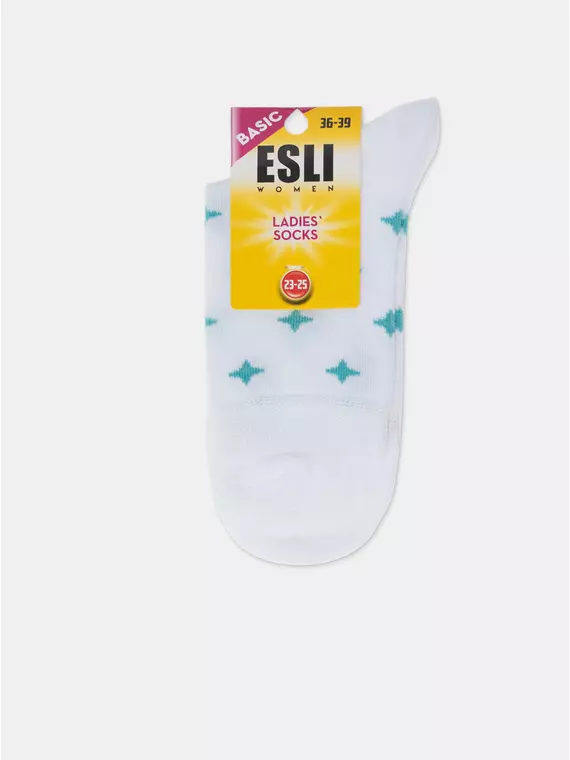 Носки женские esli basic 591 белый, 21С-78СПЕ, 36-39 (23-25), ESLI,  - 6