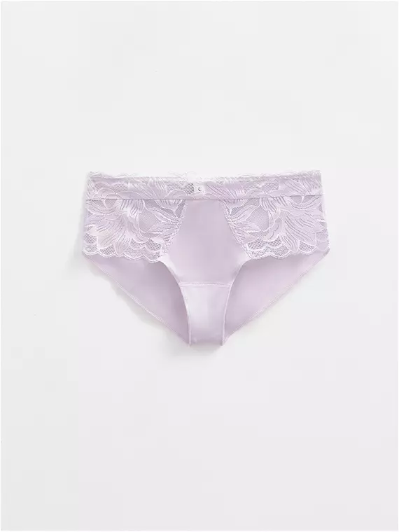 Трусы женские «хипстеры» со средней линией талии fleur de lis tp7139 лаванда, 23С-0011КСП, 102/L, CONTE ELEGANT,  - 3