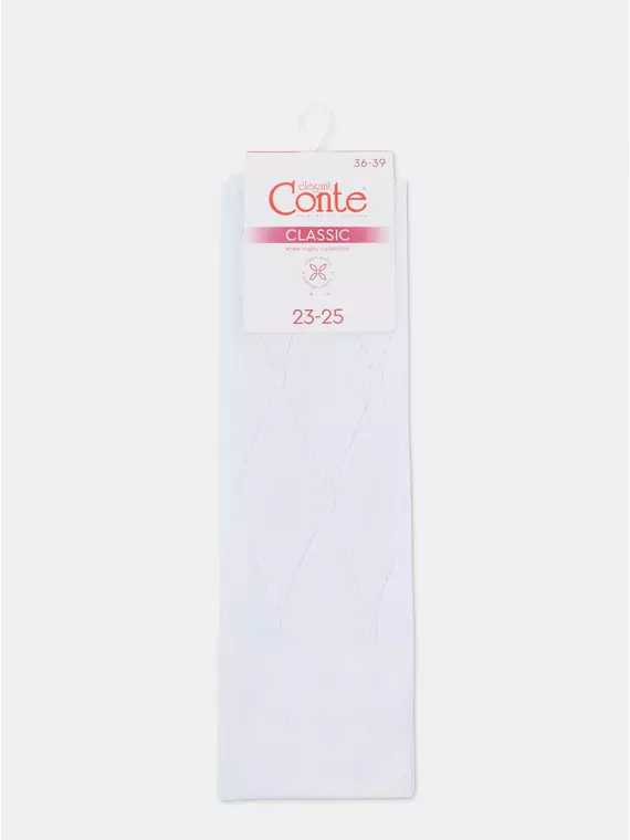 Гольфы женские conte classic 007 белый, 23С-152СП, 36-39 (23-25), CONTE ELEGANT,  - 7