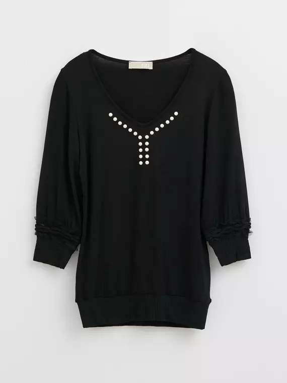 Джемпер женский esli ld 369 черный, 12С-482ДСП, 170,176-100, ESLI,  - 1