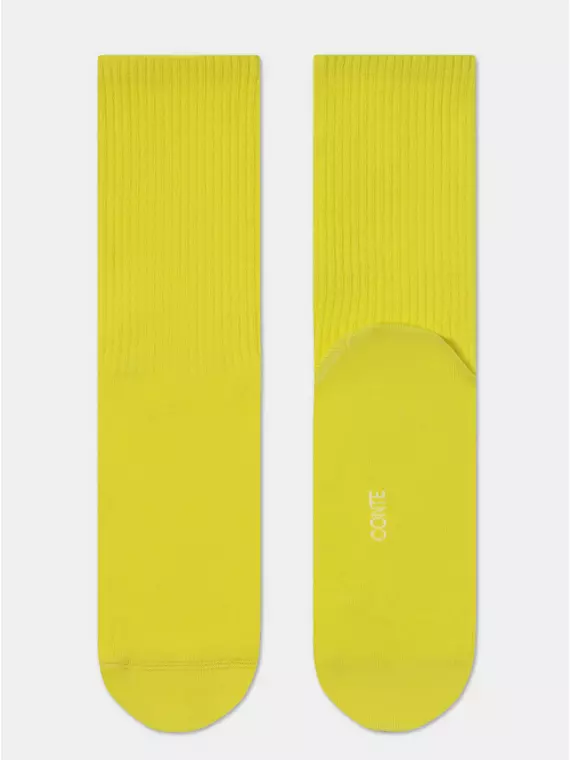 Удлиненные женские  хлопковые носки active 000 лайм, 20С-20СП, 36-37 (23), CONTE ELEGANT,  - 2