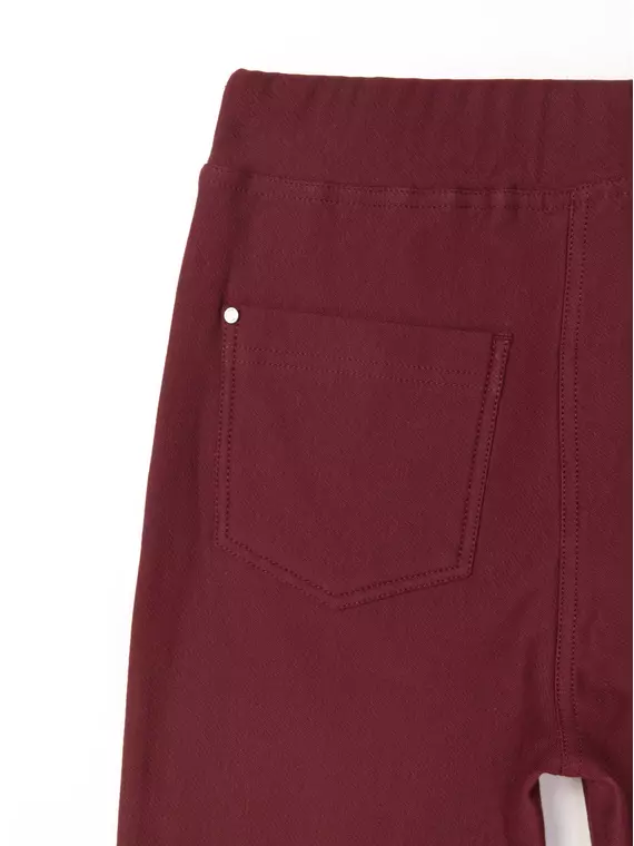 Экстрамягкие джеггинсы с высокой посадкой и термоэффектом windy dark bordo, 18С-558ТСП, 170-90/XS, CONTE ELEGANT,  - 6