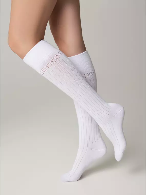 Гольфы женские conte classic 006 белый, 23С-152СП, 36-39 (23-25), CONTE ELEGANT,  - 4