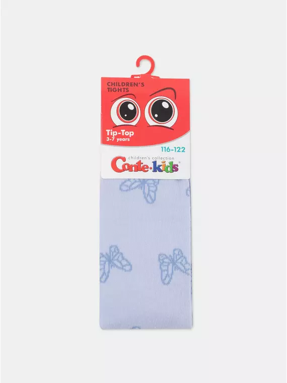 Колготки детские tip-top 678 бледно-фиолетовый, 4С-04СП, 128-134 (20), CONTE-KIDS,  - 6