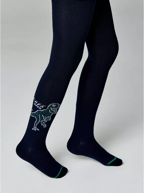 Колготки детские tip-top 690 темно-синий, 4С-04СП, 128-134 (20), CONTE-KIDS,  - 4