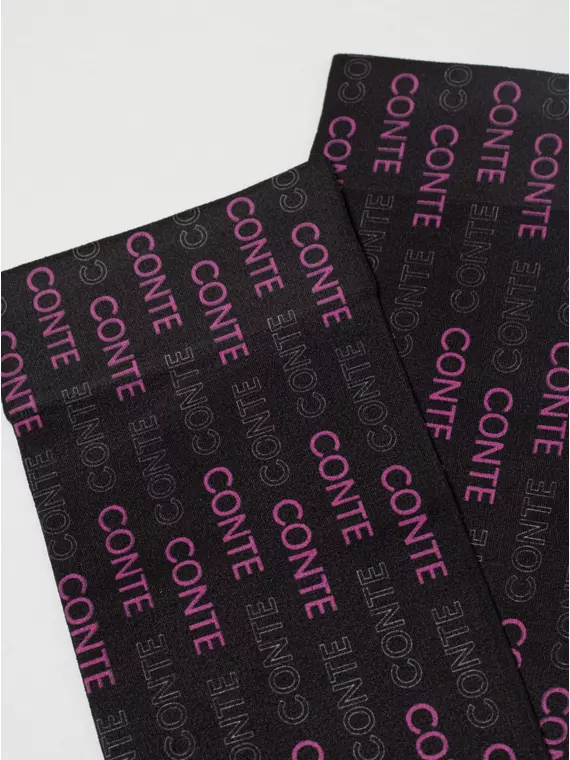 Плотные женские носки с рисунком «conte fantasy» 914 mix, 22С-56СП, 36-39 (23-25), CONTE ELEGANT,  - 5