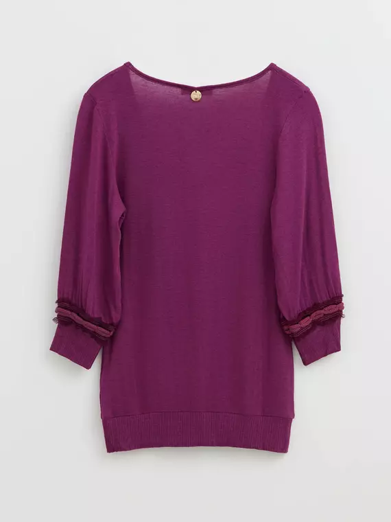 Джемпер женский esli ld 369 пурпурный, 12С-482ДСП, 158,164-92, ESLI,  - 3