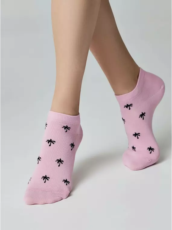 Спортивные короткие женские носки active 589 светло-розовый, 23С-111СП, 36-37 (23), CONTE ELEGANT,  - 2