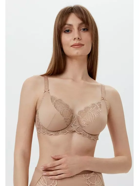 Бюстгальтер с мягкой чашкой aura rb6099 телесный, 19С-0014КСП, 75F, CONTE ELEGANT,  - 1