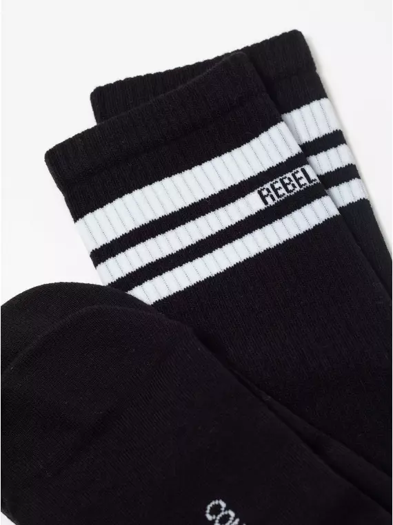 Хлопковые женские гольфы classic 009 черный, 23С-155СП, 36-39 (23-25), CONTE ELEGANT,  - 6