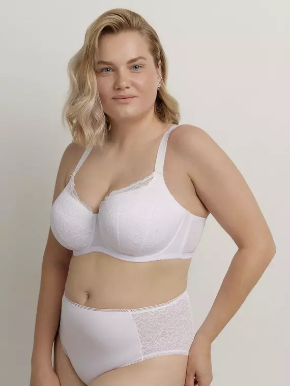 Бюстгальтер «дублированный» comfort plus rb5194 белый, 23С-0015КСП, 80H, CONTE ELEGANT,  - 1