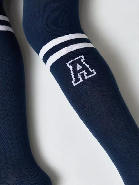 Колготки детские tip-top 680 темно-синий, 4С-06СП, 140-146 (22), CONTE-KIDS,  - 3