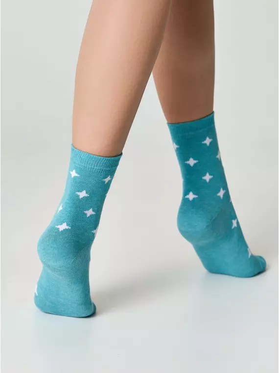 Носки женские esli basic 591 бирюза, 21С-78СПЕ, 36-39 (23-25), ESLI,  - 4