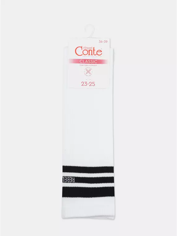 Гольфы женские conte classic 009 белый, 23С-155СП, 36-39 (23-25), CONTE ELEGANT,  - 4